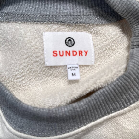 Sundry Anthropologie Short-Sleeve Lounge Top Terry Stripe NEW Medium‎ - Picture 4 of 4